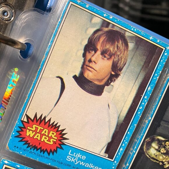 Vintage 1977 Star Wars Trading Cards Series 1 Blue COMPLETE SET 1-66 - Picture 12 of 16